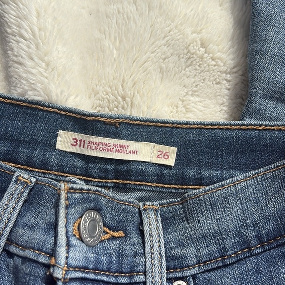 Levi’s 311 Shaping Skinny Jeans Size 26 | High Rise Slimming Stretch Denim - Picture 9 of 11